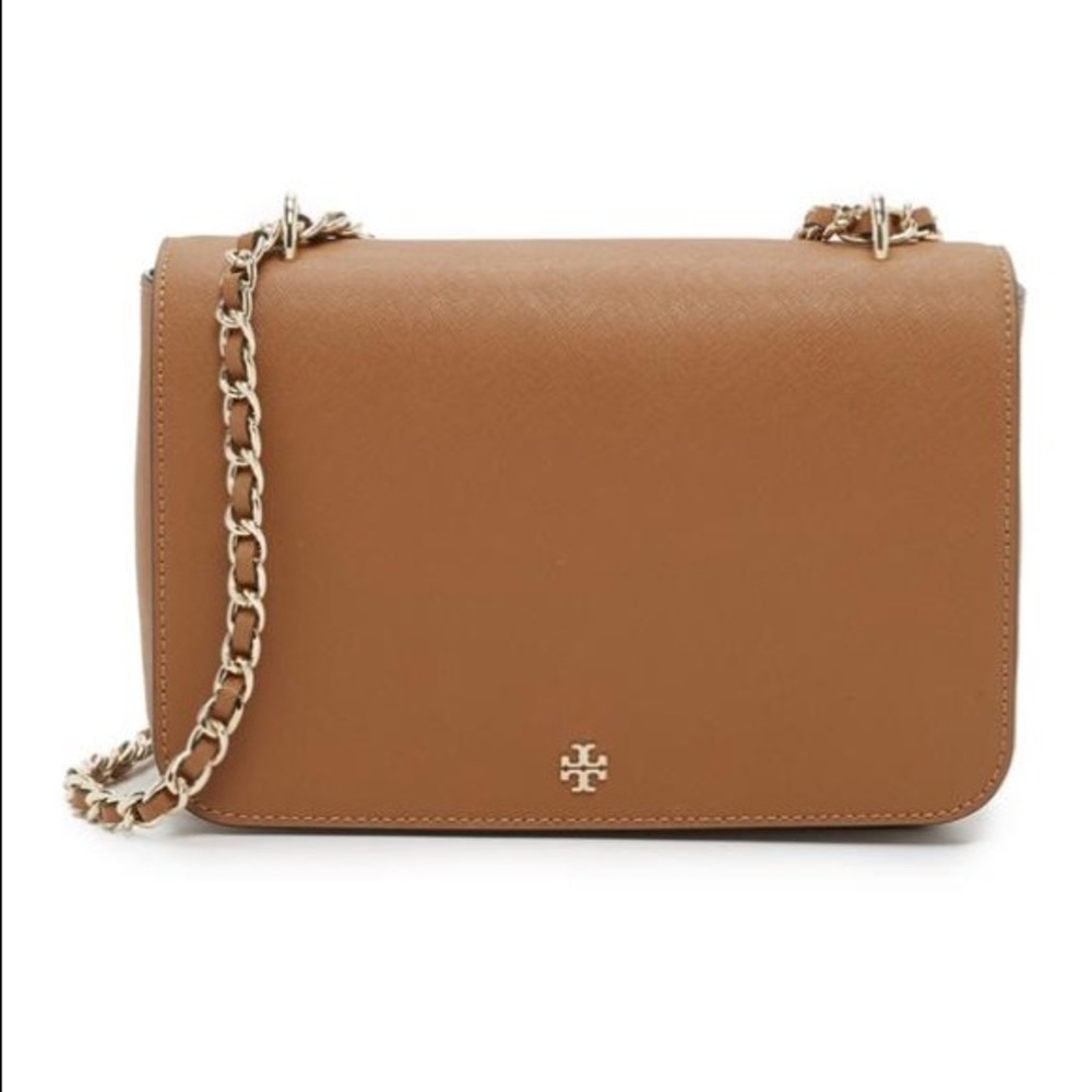 Tory Burch tan crossbody purse